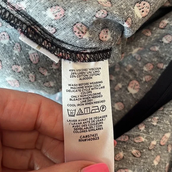 LOFT Ladybug Ruffle Wrap Skirt - Picture 9 of 9